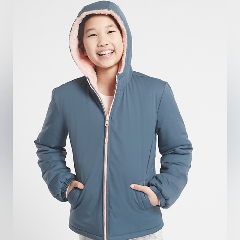 🌸 NWOT AthletaGirl Say It Ain't Snow Reversable Jacket 🌸